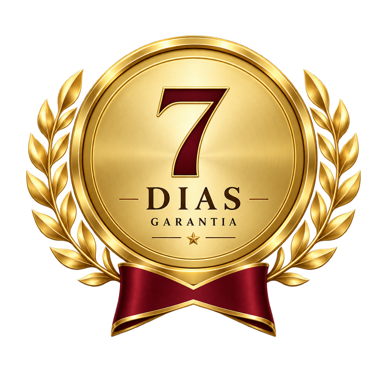 Selo de garantia de 7 dias