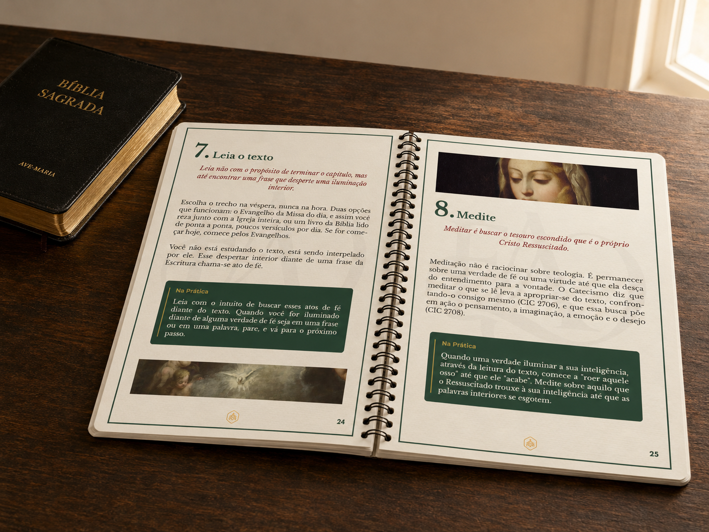 Mockup do livro: O Roteiro de Oração